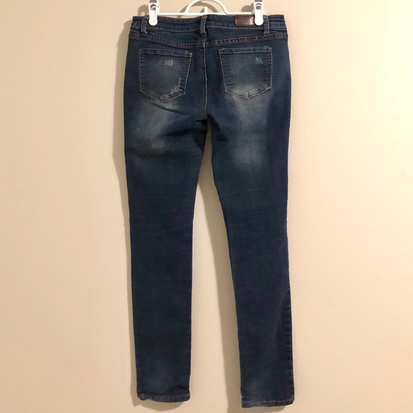 Bluenotes distressed front skinny blue jeans - Picture 3 of 9